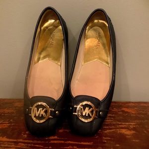Michael Kors navy blue loafers size 9